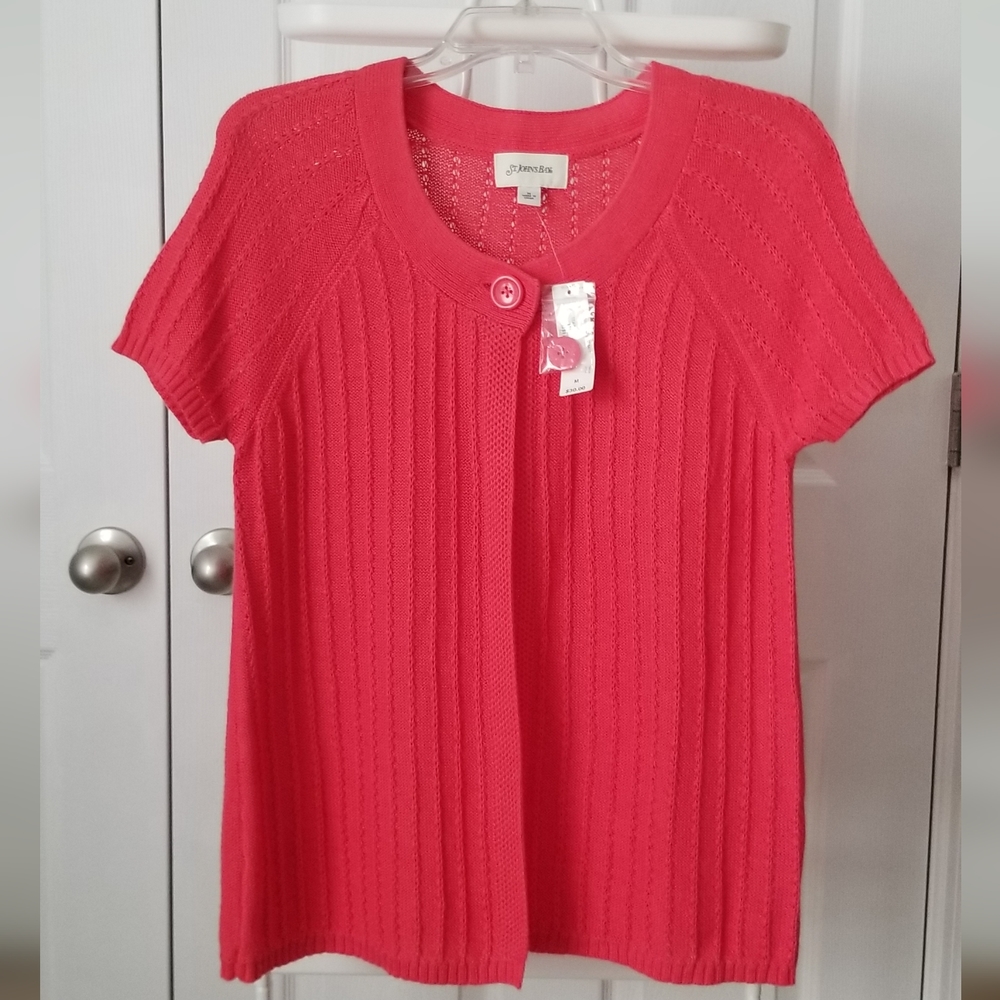NWT, St. John's Bay short sleeve, cardigan
